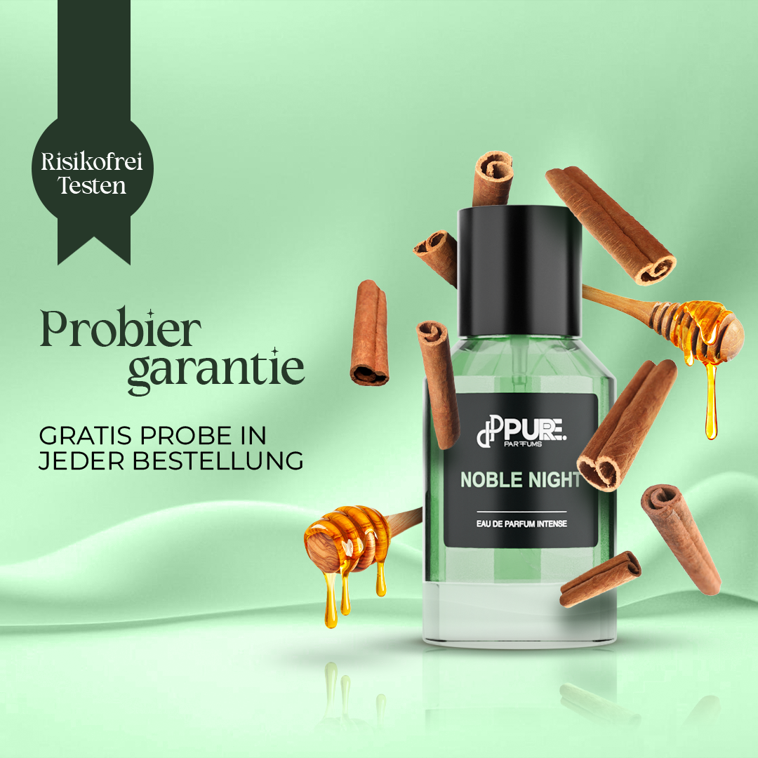 Noble Night Flakon mit Gratisprobe – maskuliner Signature-Duft mit Rückgabe-Garantie