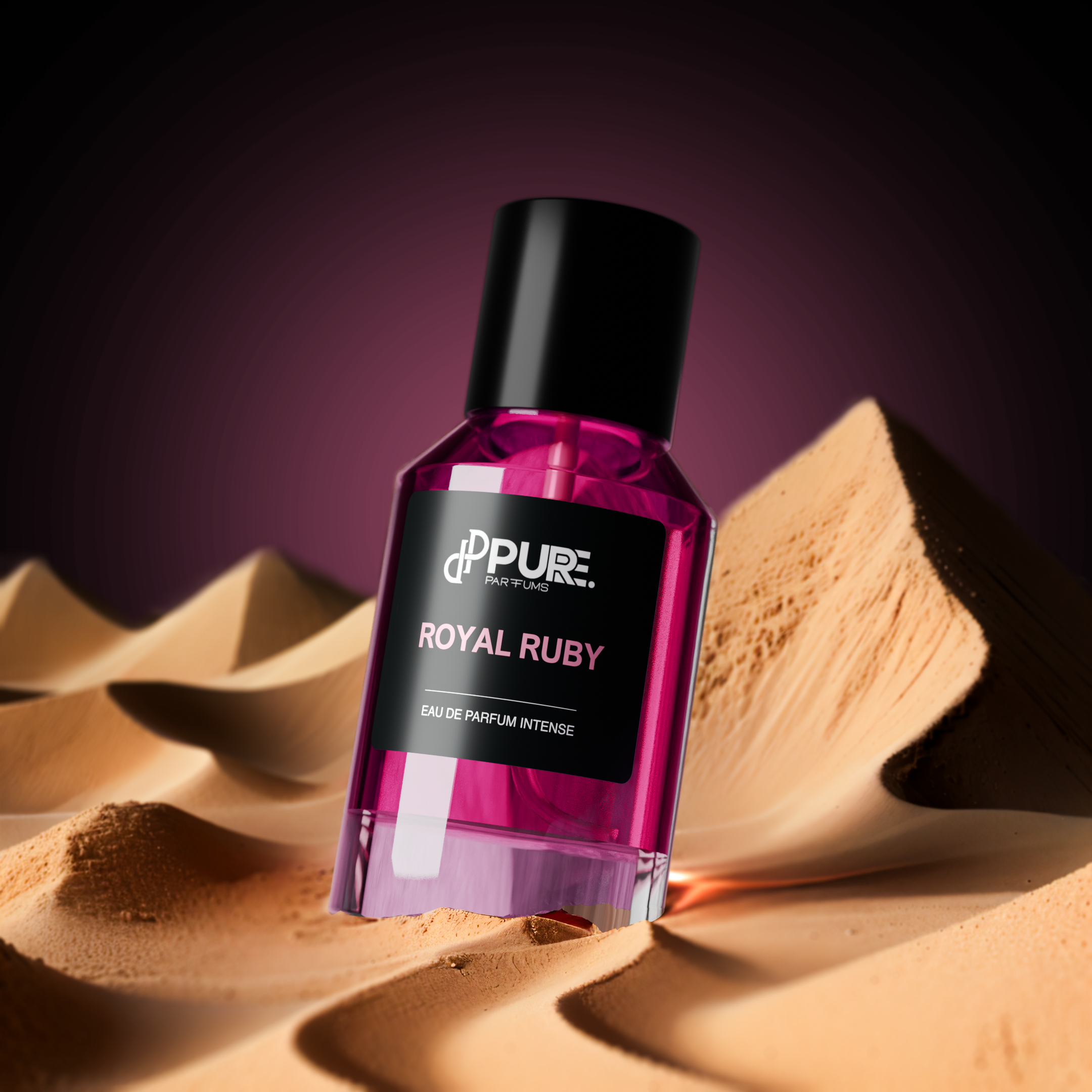 Royal Ruby von PURE. Parfums sinnlich fruchtiger Duft mit passender Probe zum risikofreien Testen