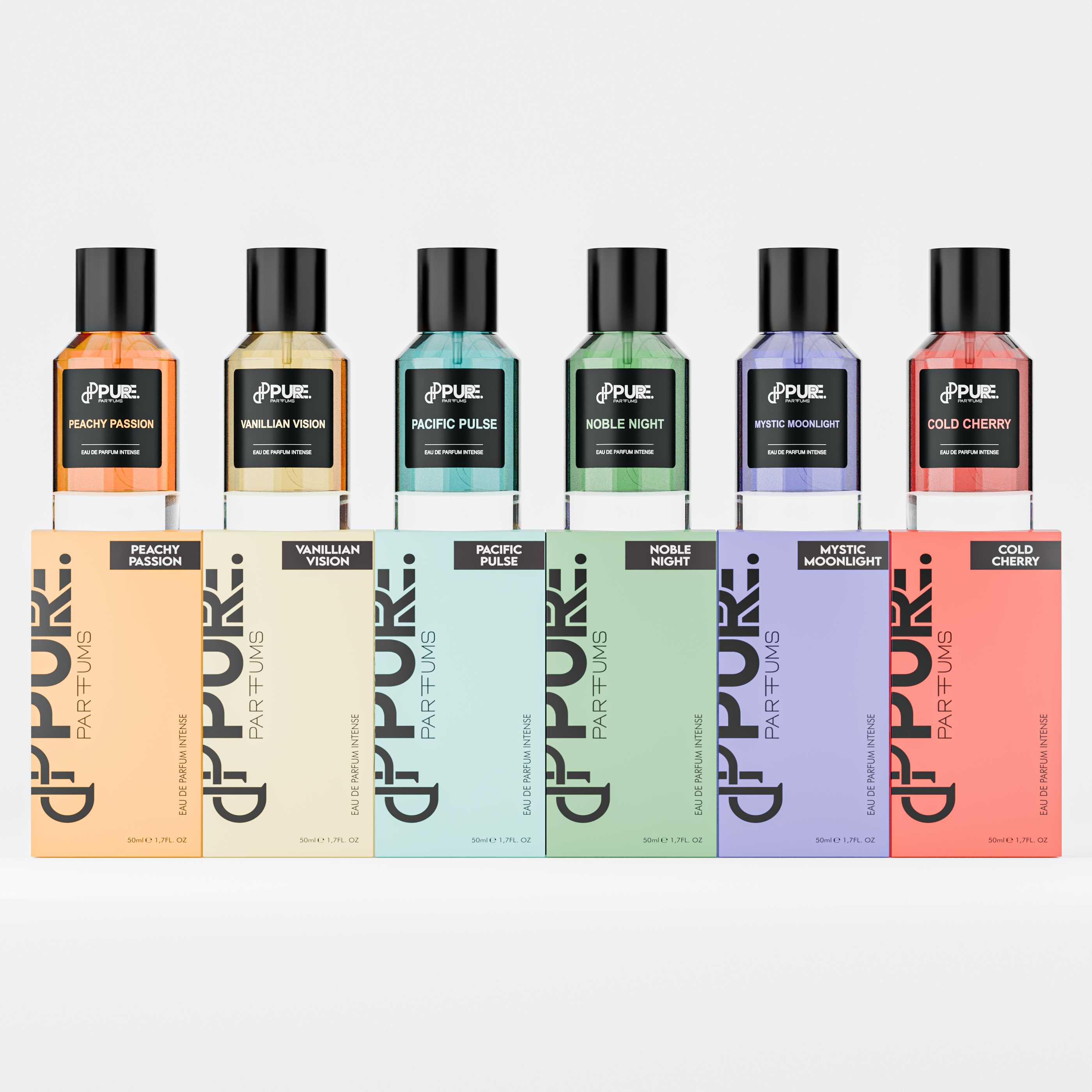Alle PURE. Parfums Düfte auf einen Blick – vegan, handgemacht & made in Germany